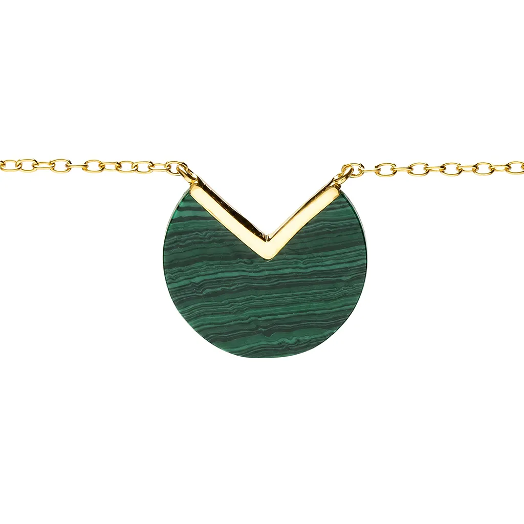 [19409N38E5GMQDO] Sterling silver Pac-Man necklace