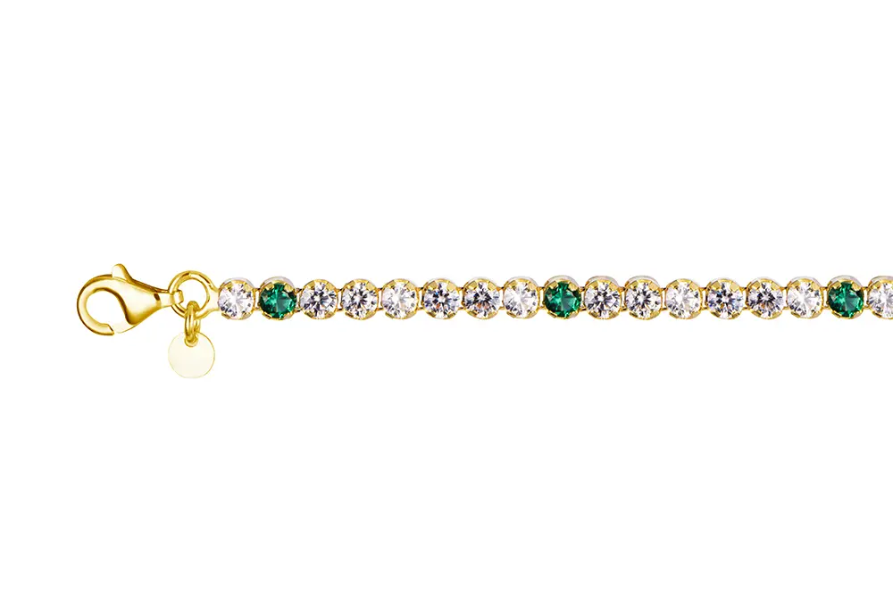 Pulsera plata 925 tennis 2mm