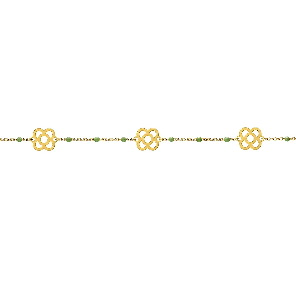 Collar plata 925 tres flores de Barcelona