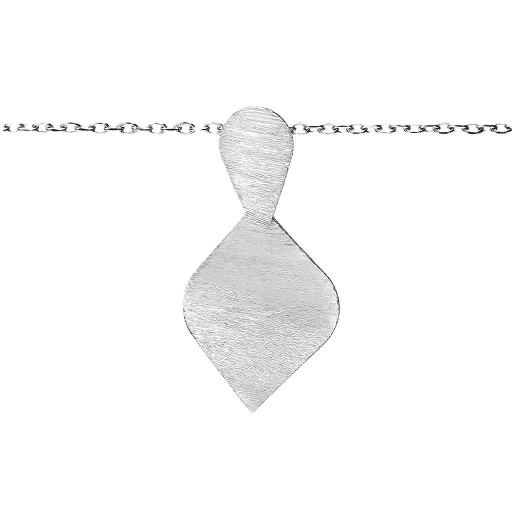 Collar plata 925 rombos irregulares