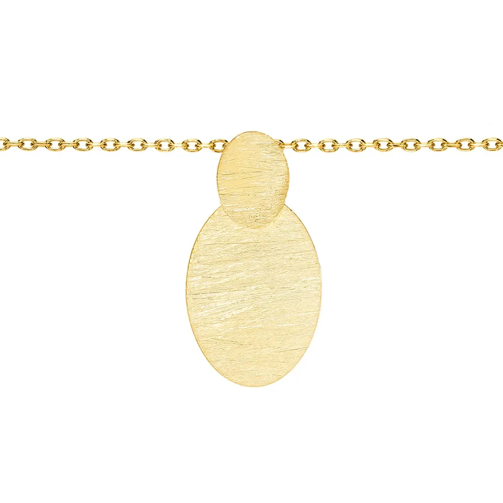 [19507N38E5BRDO] Collar plata 925 óvalos (Oro)