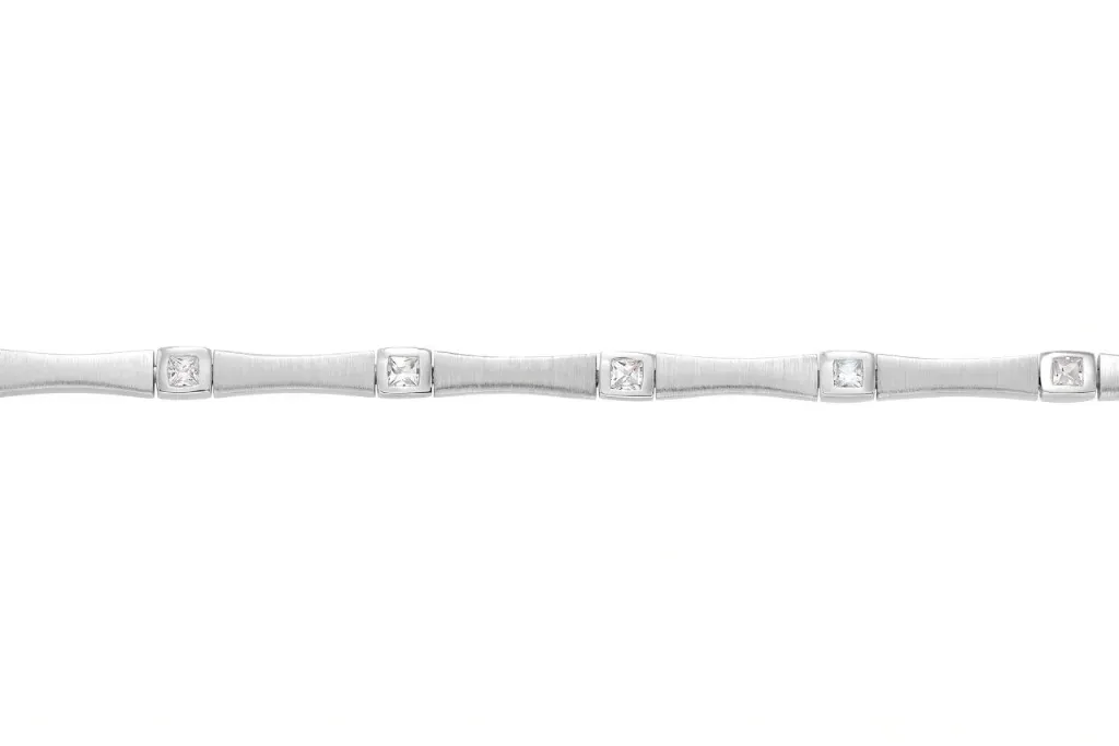 Collar plata 925 con 14 circonitas