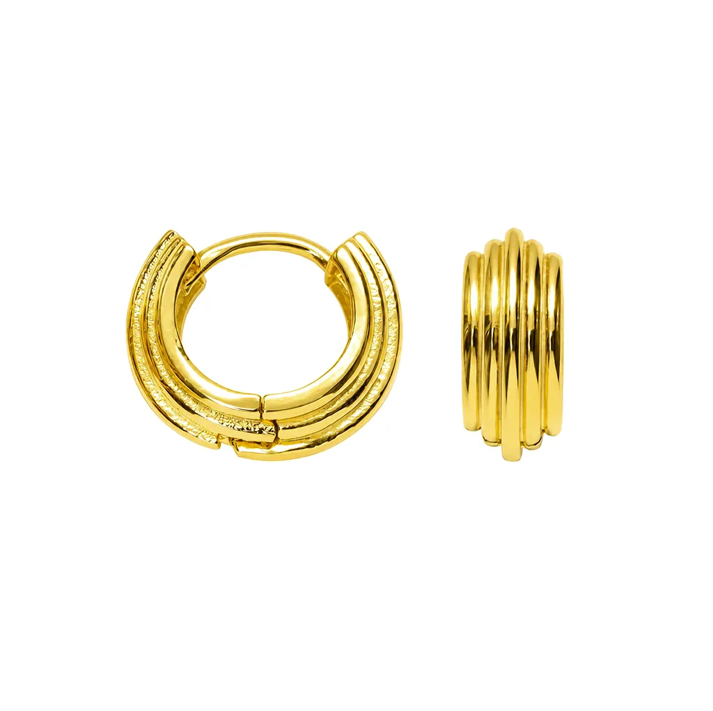 Pendiente plata 925 aro ancho