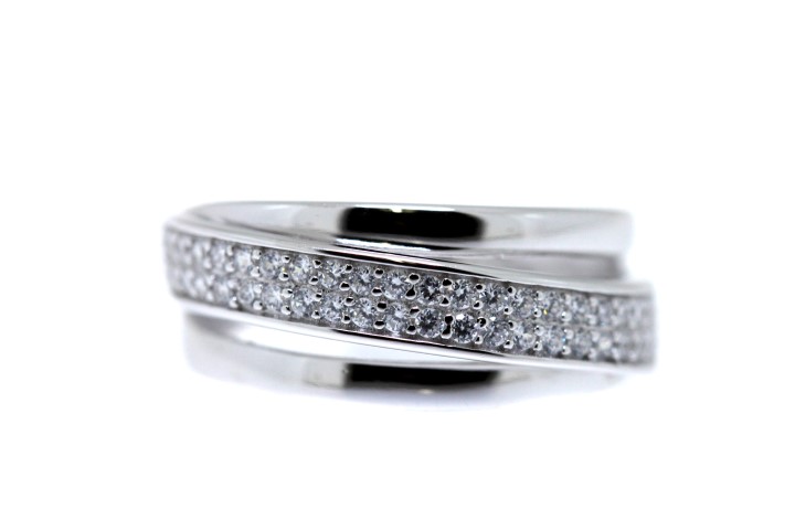 [00174A121ZBL] Anillo plata 925 cz  (Talla 12)