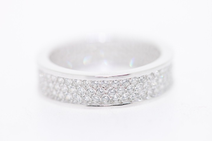 [00178A121ZBL] Anillo plata 925 cz (Talla 12, Blanca)