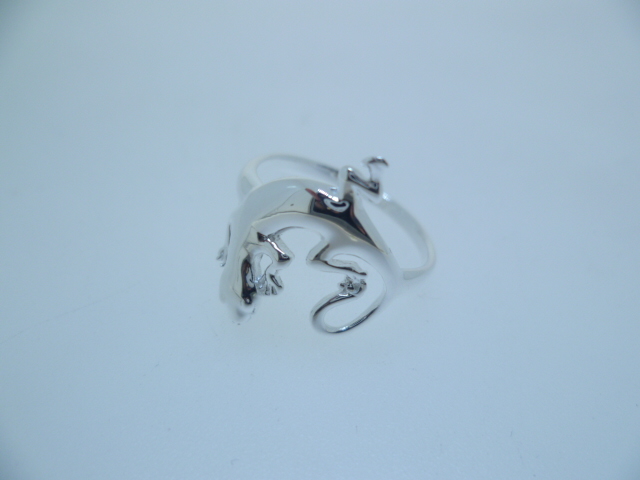 Anillo plata 925 lagarto 