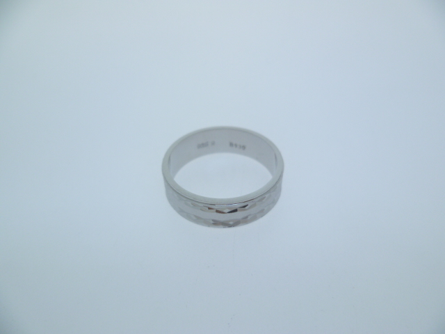 Anillo plata rodiada 