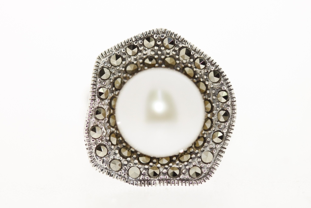 Ring silver 925 marcasite