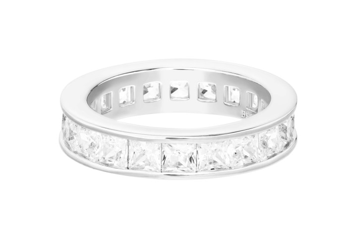 Anillo alianza plata 925 cz