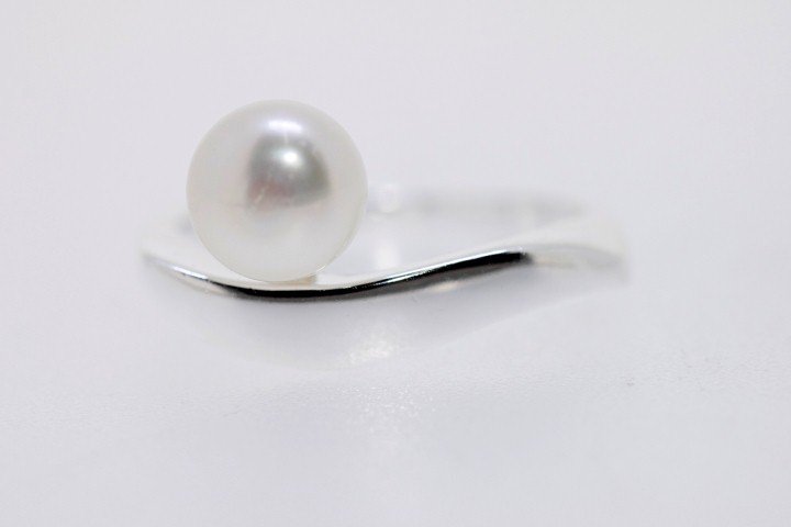 Ring silver 925 pearl