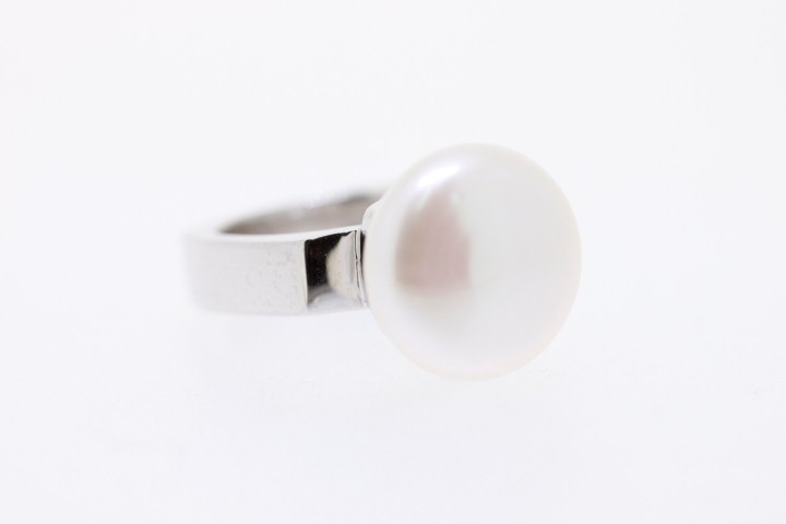 Ring rilver 925 pearl