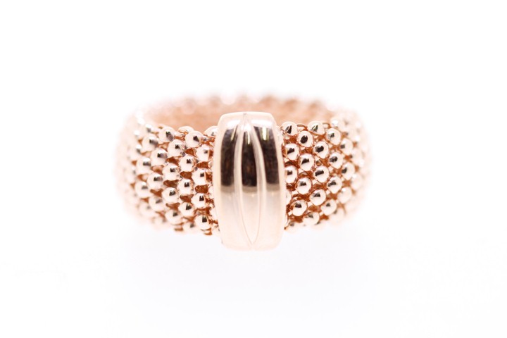 Anillo plata baño 