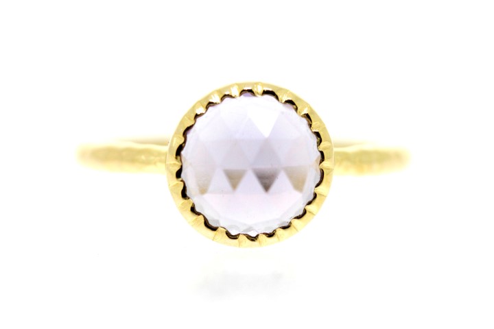 Ring silver 925 semiprecious stone