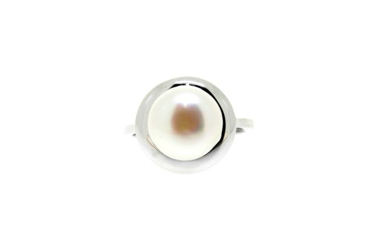 Anillo plata 925 perla cutivada 