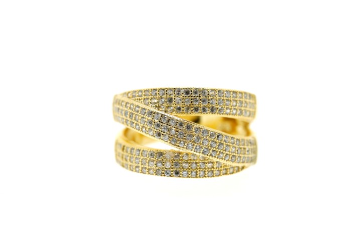 Anillo plata 925 microsetting con zirconita 