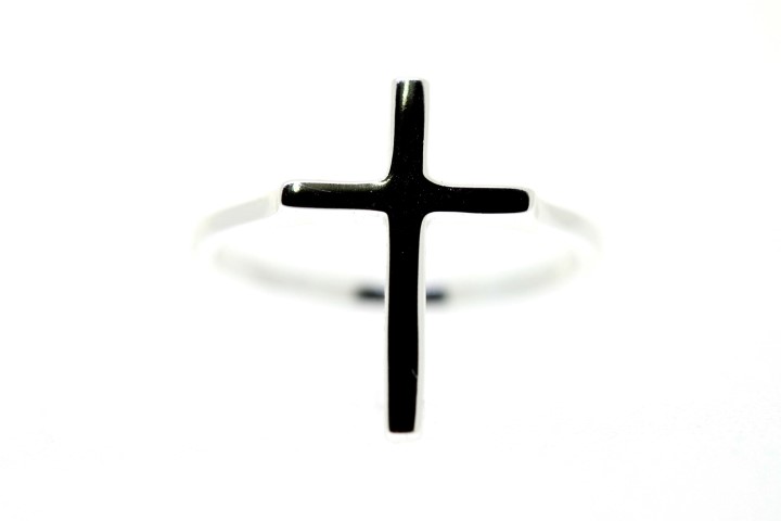 Anillo plata 925 cruz 