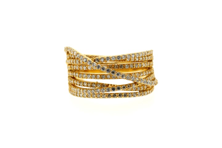 Silver 925 microsetting ring cz