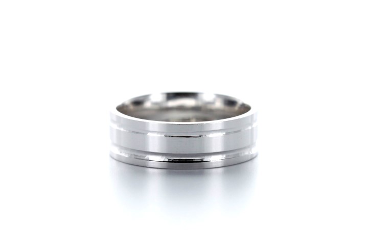 Silver 925 faceted alliance 6mm