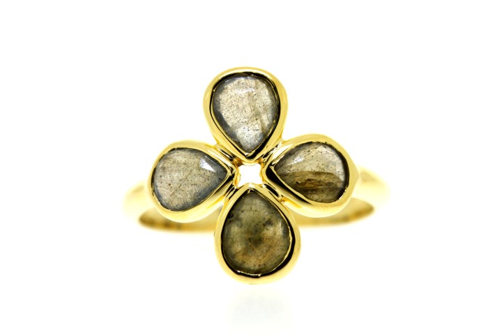 Anillo plata 925 piedra semi preciosa 