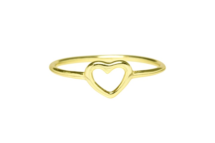 Silver 925 ring heart