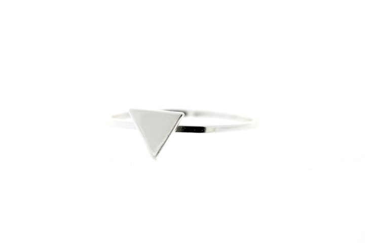 Silver 925 ring triangle