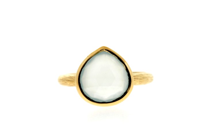 Anillo plata 925 piedra semi preciosa 