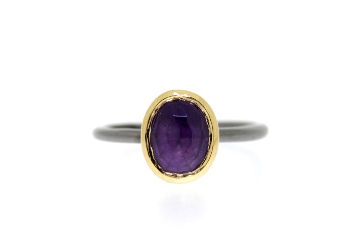 Anillo plata 925 piedra semi preciosa 