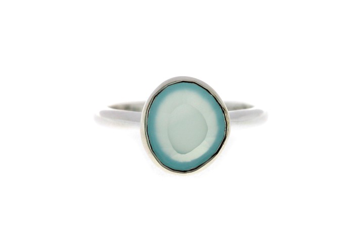 Anillo plata 925 piedra semi preciosa 