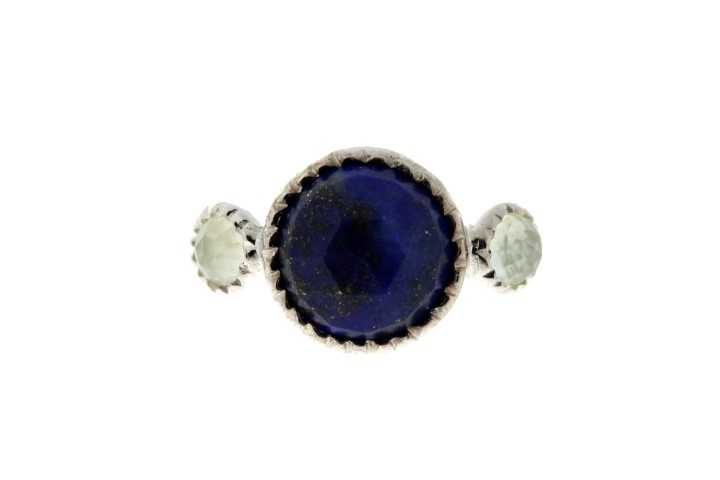 Anillo plata 925 piedra semi preciosa 