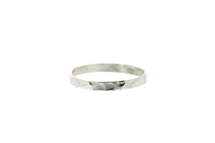 Anillo alianza plata 925 martele