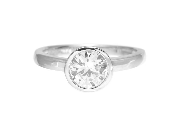 [08312A101ZBL] Silver 925 cz ring (EU size 50)