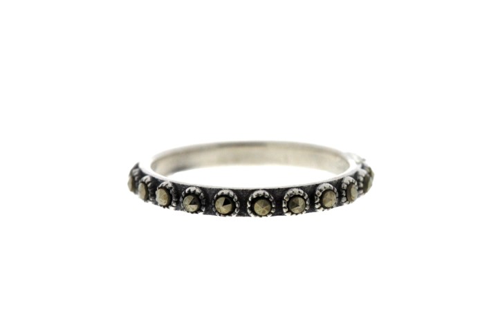 Anillo plata 925 marquesita 