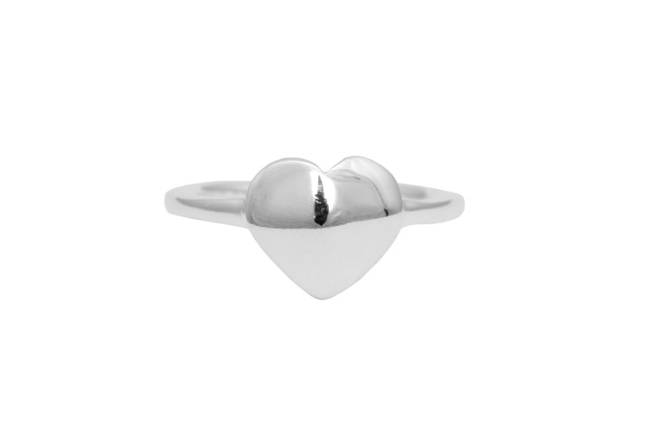 Silver 925 ring heart