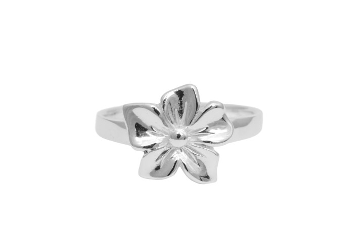 Silver 925 ring flower