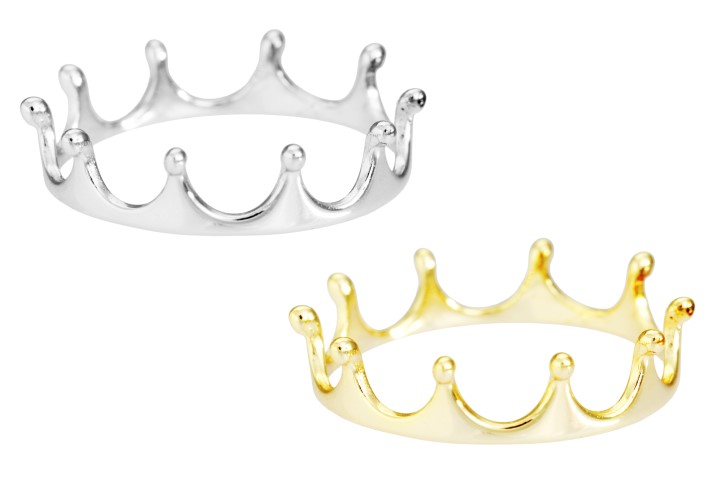 Silver 925 ring crown