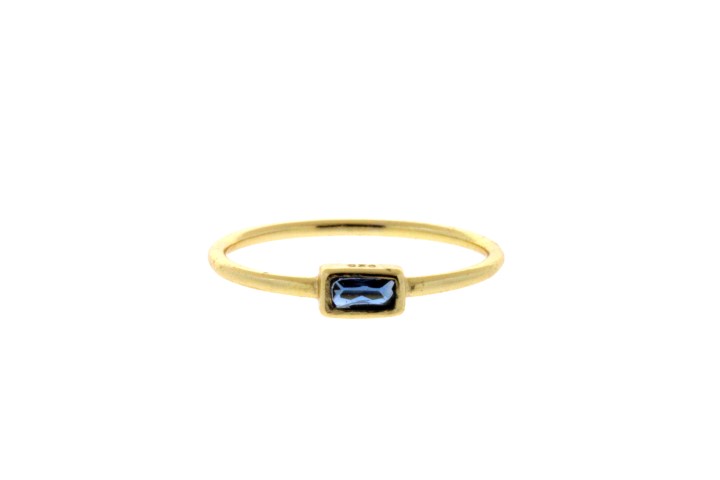Anillo plata 925 rectangular 