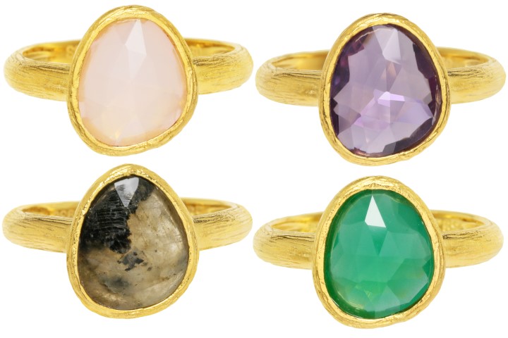 Silver 925 stone ring