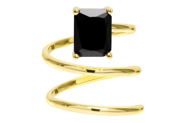 Anillo plata 925 zirconita 8x10  abierto 