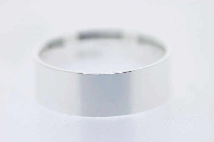 Anillo alianza plata lisa 8mm 