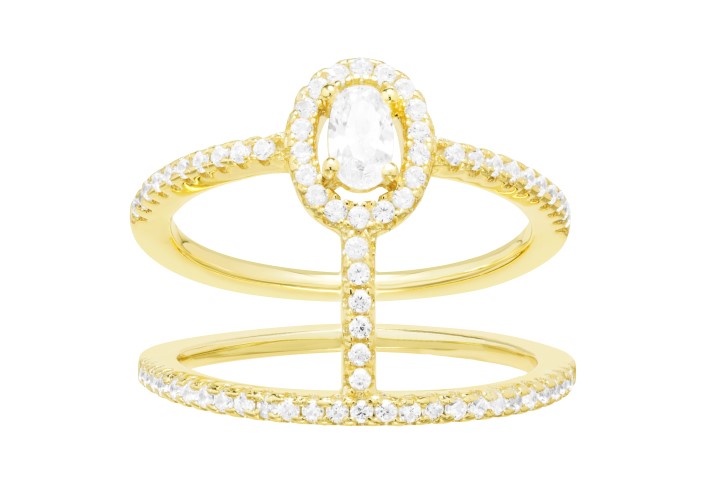 Silver 925 ring with cz