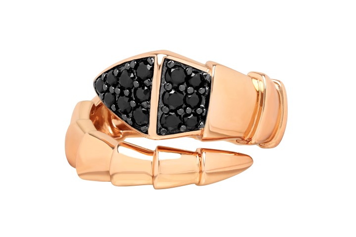 Anillo plata 925 con zirconita serpiente 