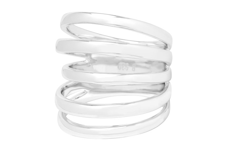 [10399A1200PL] Anillo plata 925  (Talla 12, Plata)