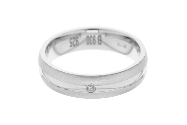 Anillo alianza plata 925 