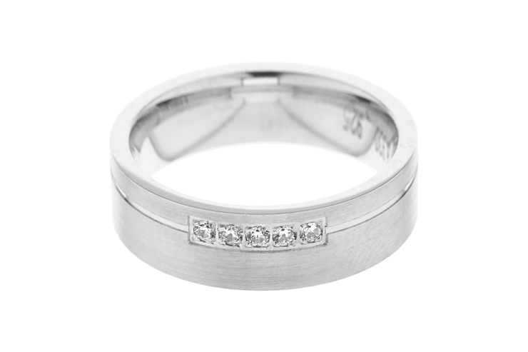 Anillo alianza plata 925 