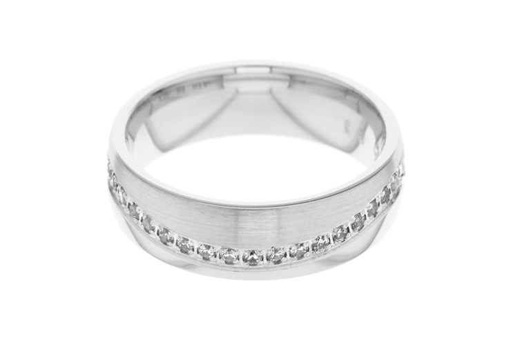 Anillo alianza plata 925 