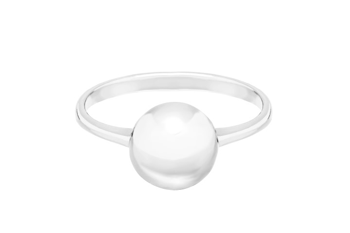 Anillo plata 925 bola 