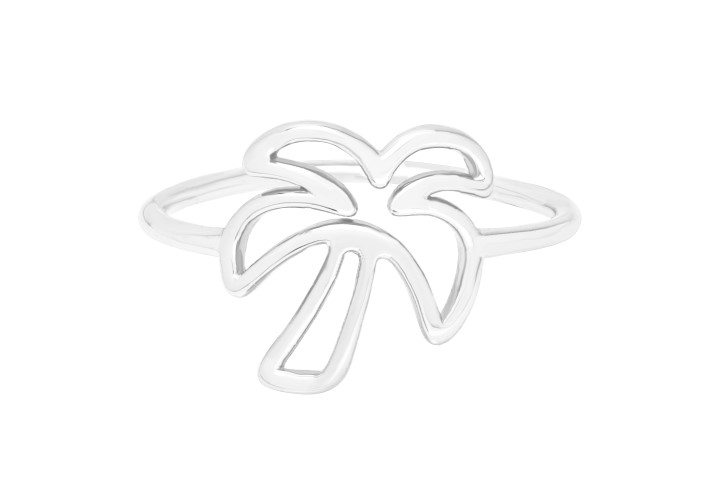 Anillo plata 925 palmera 