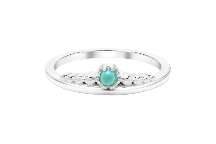 [10735A100GTU] Silver 925 stones ring (EU size 50)
