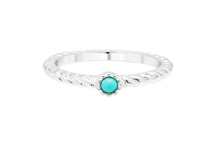 [10736A100GTU] Silver 925 stones ring (EU size 50)