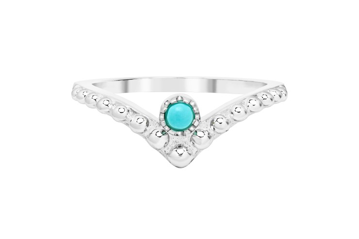 Silver 925 stones ring